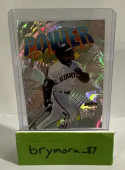 2000 Topps - Power Players Barry Bonds #P5 Limited Edition + FREE 🎁 - Image 1