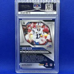 2024 Panini Prizm - Josh Allen #28 Silver Prizm PSA 9 - Image 2