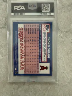 2019 Topps Chrome - 1984 Topps Shohei Ohtani #84TC-25 PSA 9 - Image 2