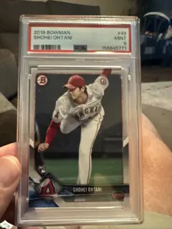 2018 Bowman, Shohei, Ohtani PSA 9￼￼ - Image 1