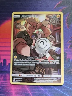 Pokemon Cosmic Eclipse Magnemite 242/236 / Secret Rare / Near Mint Lt Surge - Image 1