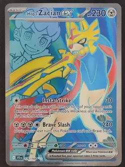 Hop's Zacian ex 176/159 Ultra Rare Journey Together Pokemon TCG - Image 1
