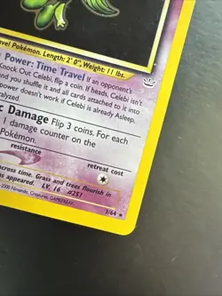 Celebi 3/64 Neo Revelation Holo Rare Unlimited - Image 4