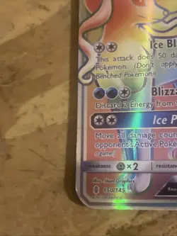 Pokemon Alolan Ninetales GX 150/145 Sm-Guardians Rising Secret Rare Holo - LOOK - Image 2