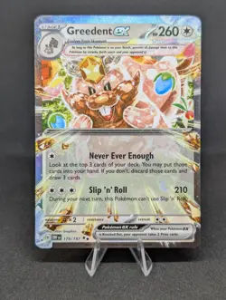 Pokemon TCG - Obsidian Flames - Greedent ex - 179/197 - Image 1