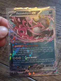 Pokemon Fezandipity EX 038/064 NM Double Rare Shrouded Fable - Image 2