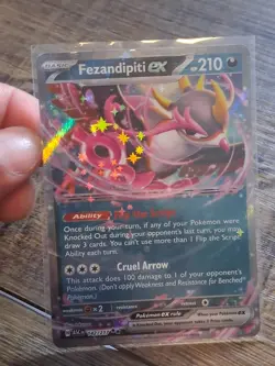 Pokemon Fezandipity EX 038/064 NM Double Rare Shrouded Fable - Image 3