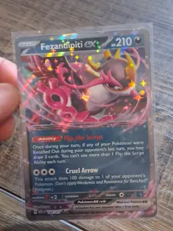 Pokemon Fezandipity EX 038/064 NM Double Rare Shrouded Fable - Image 4