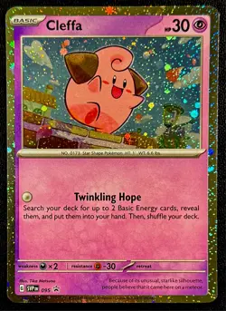 Cleffa SVP 095 Cosmos Holo Black Star Promo Pokemon TCG Near Mint - Image 1