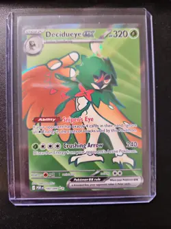 Decidueye ex 100/088 Full Art Perfect Order Pokemon TCG NM - Image 1