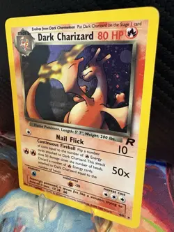 Dark Charizard 4/82 Team Rocket Holo Rare Unlimited MP Pokemon Card - Image 3