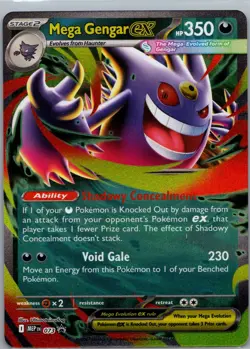 Mega Gengar ex 073 Holo Promo ME: Mega Evolution Promo Pokemon Near Mint - Image 1