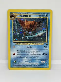 Pokemon Kabutops Neo Discovery Holo Card 6/75 Unlimited Rare - NM - Image 1