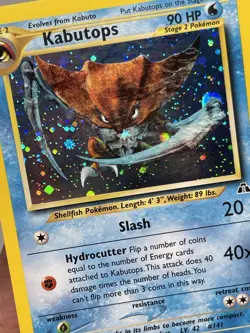 Pokemon Kabutops Neo Discovery Holo Card 6/75 Unlimited Rare - NM - Image 5