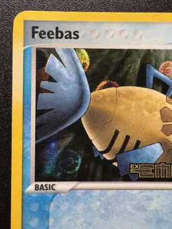 Feebas 50/106 EX Emerald Pokemon Card Reverse Holo Foil Rare HP - Image 3