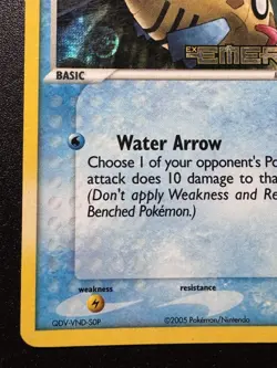 Feebas 50/106 EX Emerald Pokemon Card Reverse Holo Foil Rare HP - Image 5