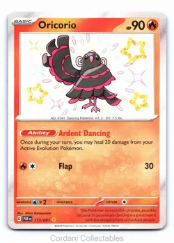Oricorio 113/091 - Paldean Fates - Pokemon Card - Near Mint - Image 1