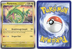 RAYQUAZA 153/217 Ascended Heroes Pokemon Holo Rare Near Mint - Image 3