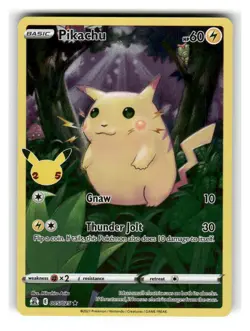 Pikachu 005/025 Holo Rare Celebrations Pokemon Holo Lightly Played - Image 1