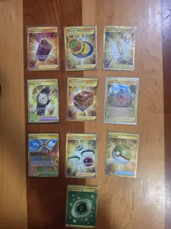 Pokemon TCG GOLD CARD LOT!! 22 CARDS MEW, PECHARUNT, MORE NM - Image 2