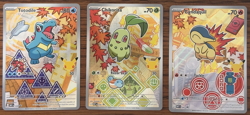 Pokemon First Partner Series 2 JOHTO Chikorita 046, Cyndaquil 047, Totodile 048 - Image 1