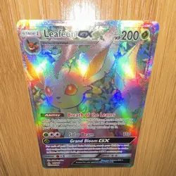 Pokemon TCG Leafeon GX Holo Secret Rare 200 HP Sm-Ultra Prism 157/156 English - Image 3