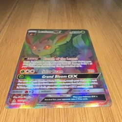 Pokemon TCG Leafeon GX Holo Secret Rare 200 HP Sm-Ultra Prism 157/156 English - Image 4