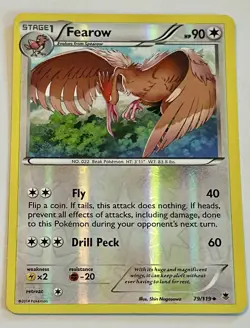 Fearow 79/119 Uncommon Phantom Forces Pokemon Reverse Holo Lightly Played - Image 1