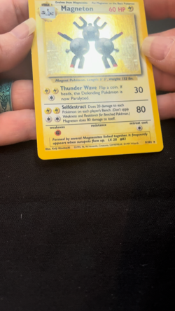 Pokemon TCG Magneton 9/102 Base Set 1999 Rare Holo Unlimited Near Mint/NM - Image 2