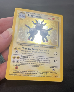 Pokemon TCG Magneton 9/102 Base Set 1999 Rare Holo Unlimited Near Mint/NM - Image 4
