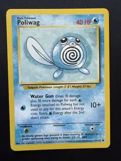Pokemon TCG 1999 Base Set Poliwag 59/102 - Image 1