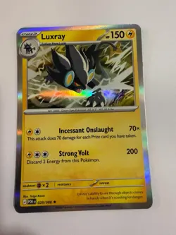 LUXRAY 028/088 RARE PERFECT ORDER POKEMON HOLO NM - Image 1