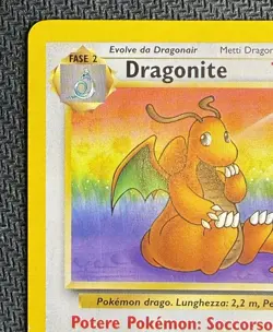 Dragonite Italian Fossil 19/62 LP Vintage WoTC Pokemon TCG - Image 3