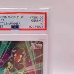 Android 17 Dragon Ball Super Card Game Shop Battle Promo Rare PSA 10 FS01-06 - Image 3
