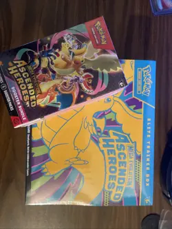 Pokemon Ascended Heroes ETB And Booster Bundle Package Sealed - Image 1