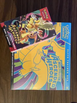 Pokemon Ascended Heroes ETB And Booster Bundle Package Sealed - Image 2