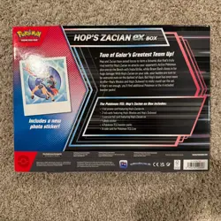 Pokemon TCG Hop’s Zacian ex Box Factory Sealed - Image 2