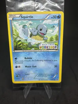 Pokemon TCG Squirtle Sealed Build-A-Bear Stamped Promo Card 14/101 - Image 1