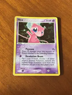Mew 040 Black Star Promo 2006 Pokemon LP Light Played Vintage Rare Promo - Image 1