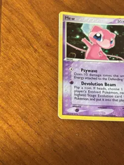 Mew 040 Black Star Promo 2006 Pokemon LP Light Played Vintage Rare Promo - Image 3