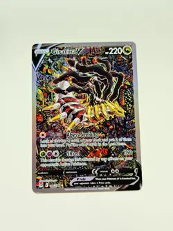 DIY Giratina V 186/196 Pokemon Lost Origin Non-textured Holo SIR - Image 1