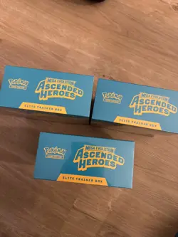 Pokemon Ascended Heroes Elite Trainer Box ETB Brand New Factory Sealed Lot Of 3 - Image 3