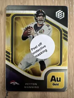 2021 Panini Elements - Peyton Manning #16 Gold 18/250 Jersey Match - Image 1