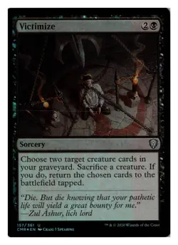 Magic MTG Victimize 157 UC Commander Legends Foil English Card Near Mint - Image 1