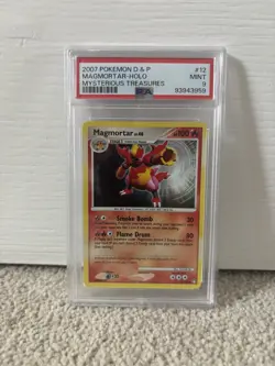 Magmortar Holo Rare Pokemon Card 12/123 Mysterious Treasures Psa 9 - Image 1
