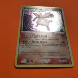 Magmortar Holo Rare LP 12/123 Pokemon Card Mysterious Treasures DP 012/123 - Image 5