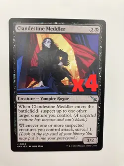 Clandestine Meddler 2(a)+2(b) Murders at Karlov Manor MTG Regular Card Free Ship - Image 1