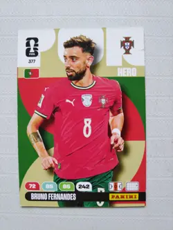 Panini FIFA World Cup Adrenalyn 2026 Bruno Fernandes Hero Card #377 - Image 1
