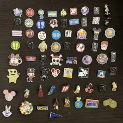 Lot Of 68 Disney Assorted Pins As Pictured In Photos - Image 1