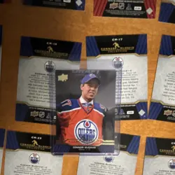 Upper Deck 2015-16 Connor McDavid Collection Oilers NHL Card Lot ALL 25 - Image 5